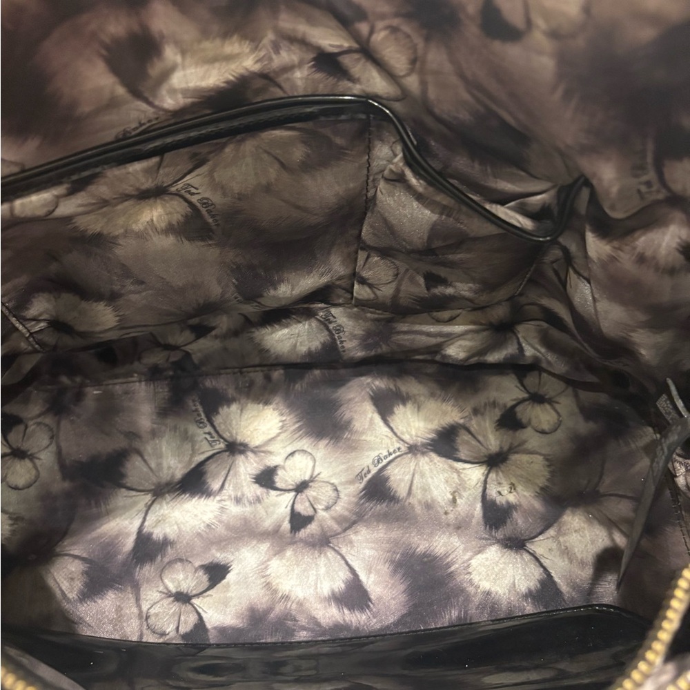 Ted Baker Glossy Black Shoulder Bag/Tote - Picture 7 of 9